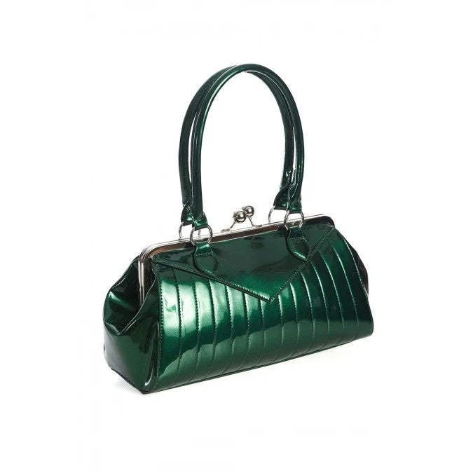 Green Shimmer Rockabilly Handbag