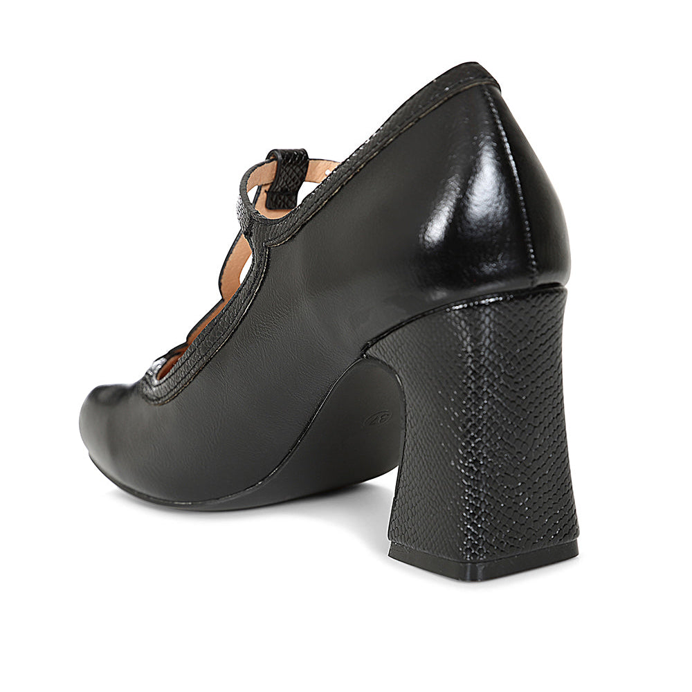 Black Mod 1960s Retro Shoes