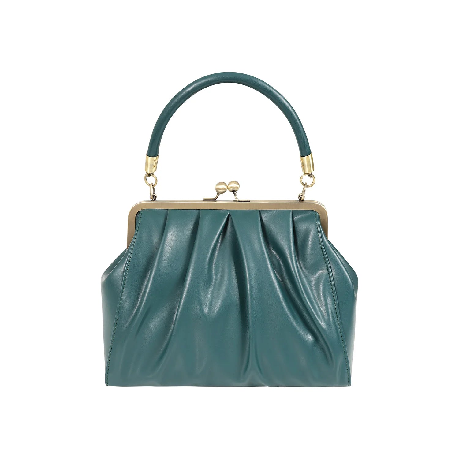Green Retro Shoulder Strap Handbag