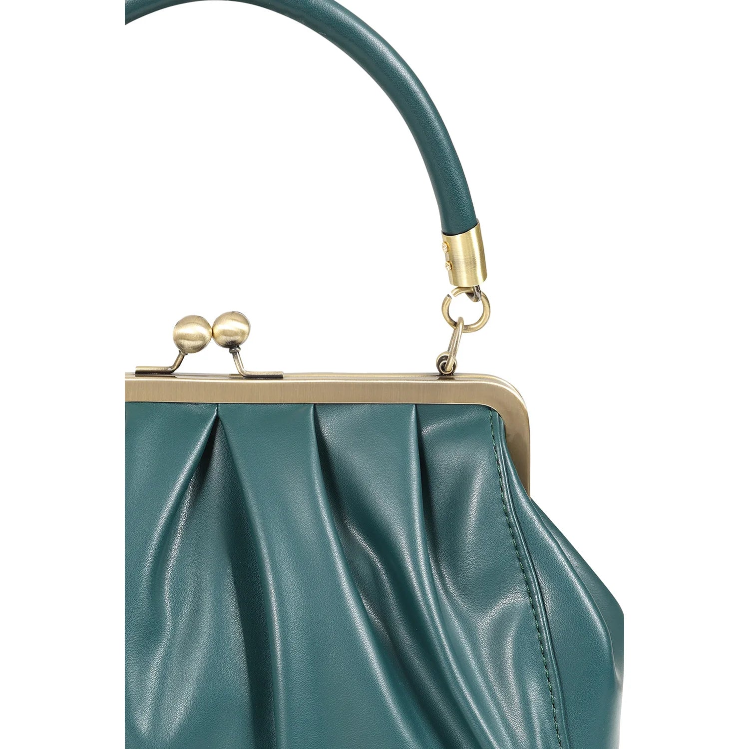 Green Retro Shoulder Strap Handbag