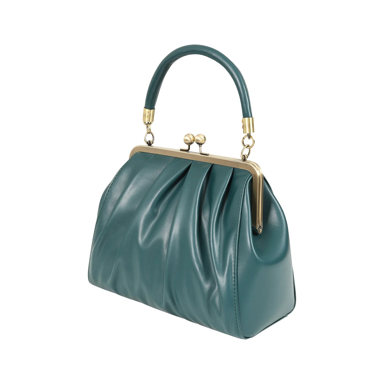 Green Retro Shoulder Strap Handbag