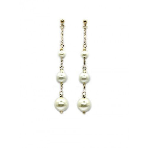 Multi Ivory Pearl Drop Earrings