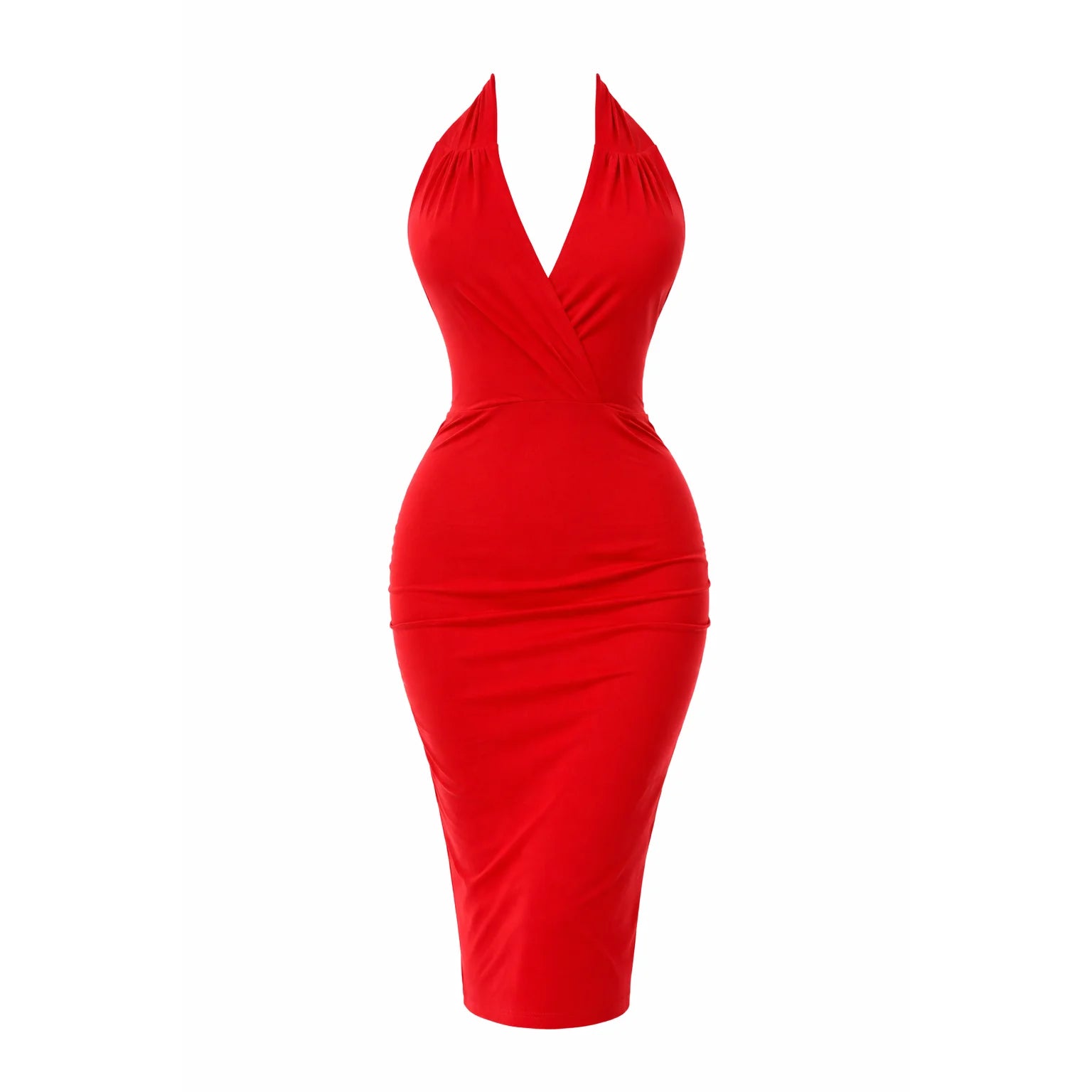 pencil dress halter Maevie Halter Mini Dress Green