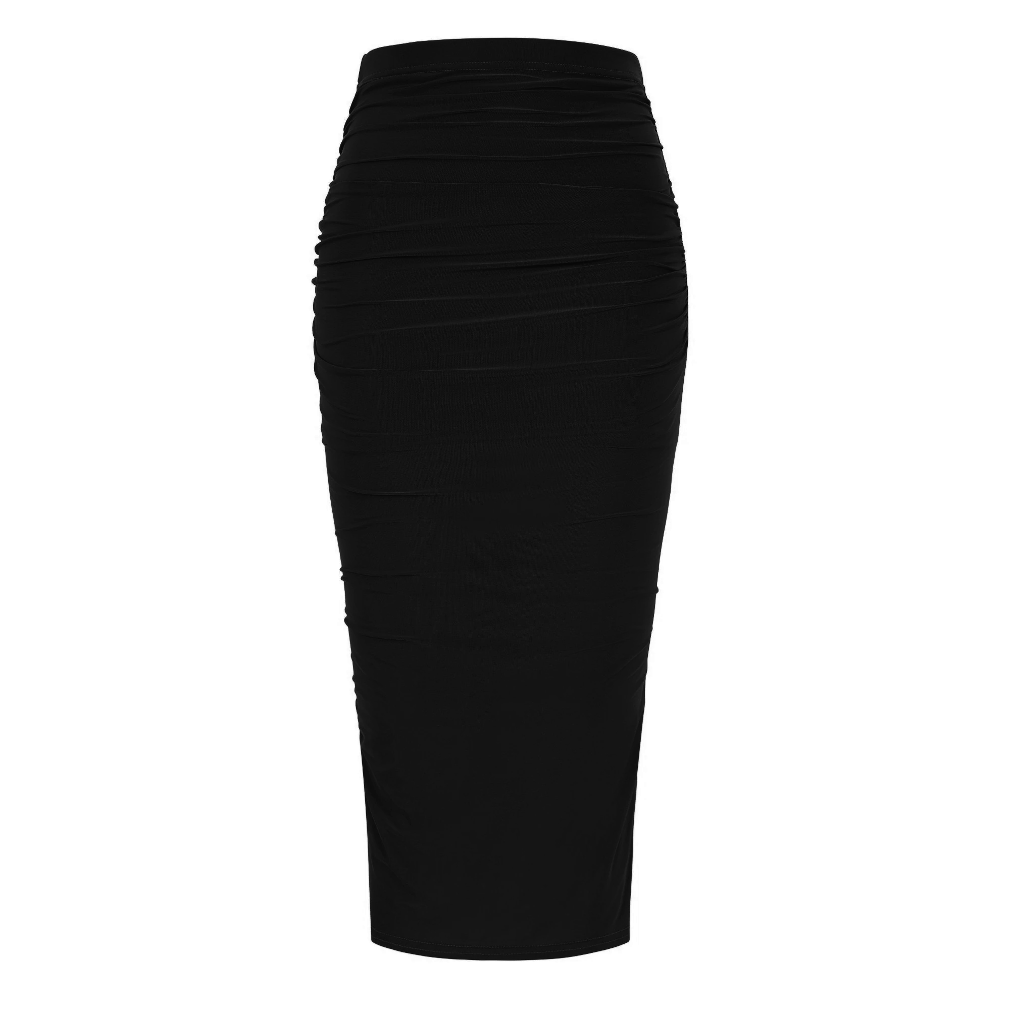 Black Soft Touch Bodycon Wiggle Pencil Skirt – Pretty Kitty Fashion