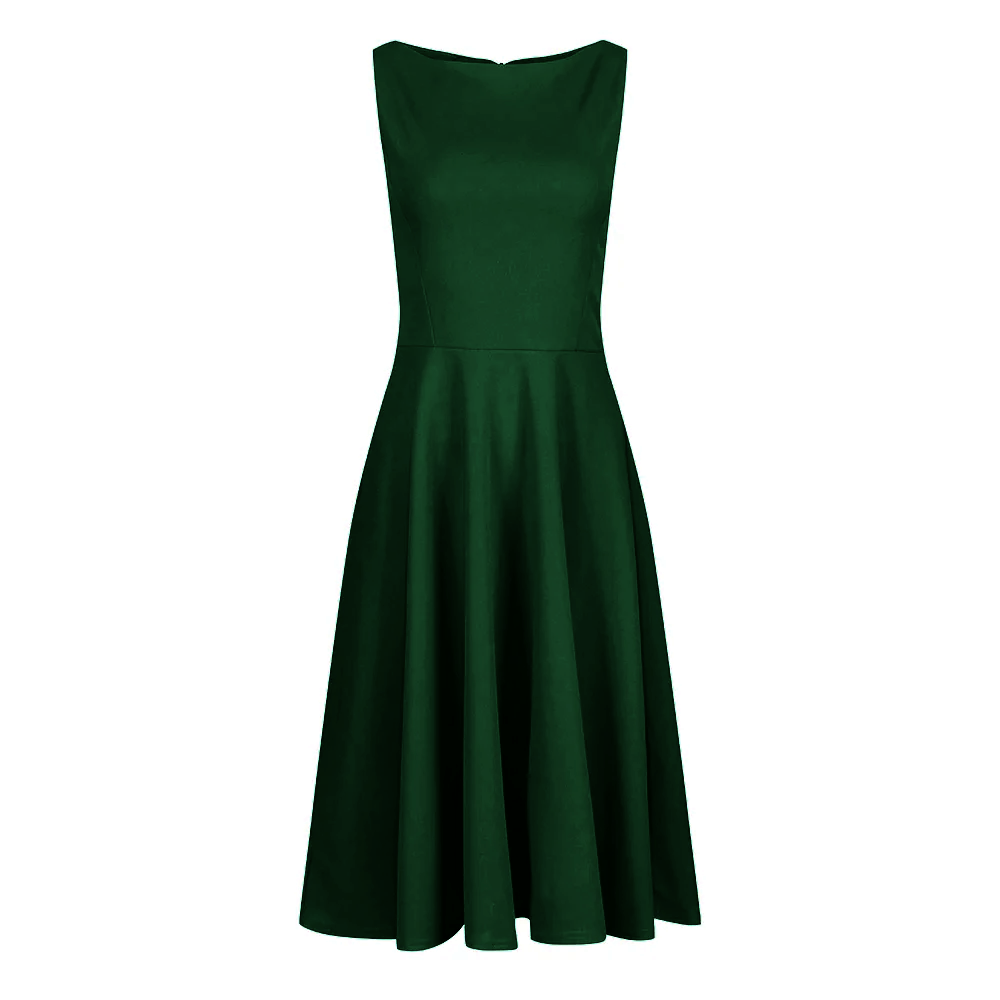 Audrey Dress in Pine Green