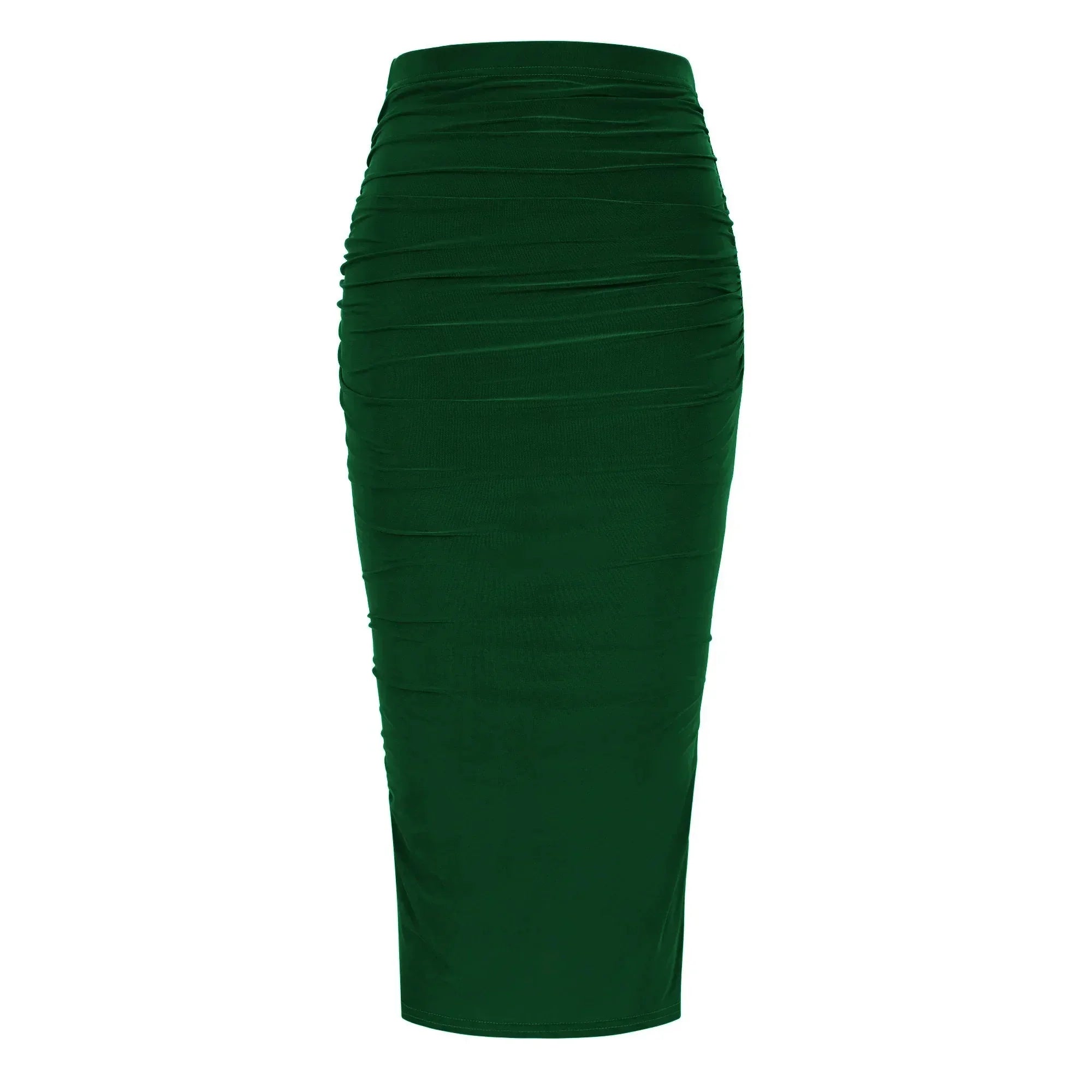 Forest green soft touch bodycon pencil wiggle skirt