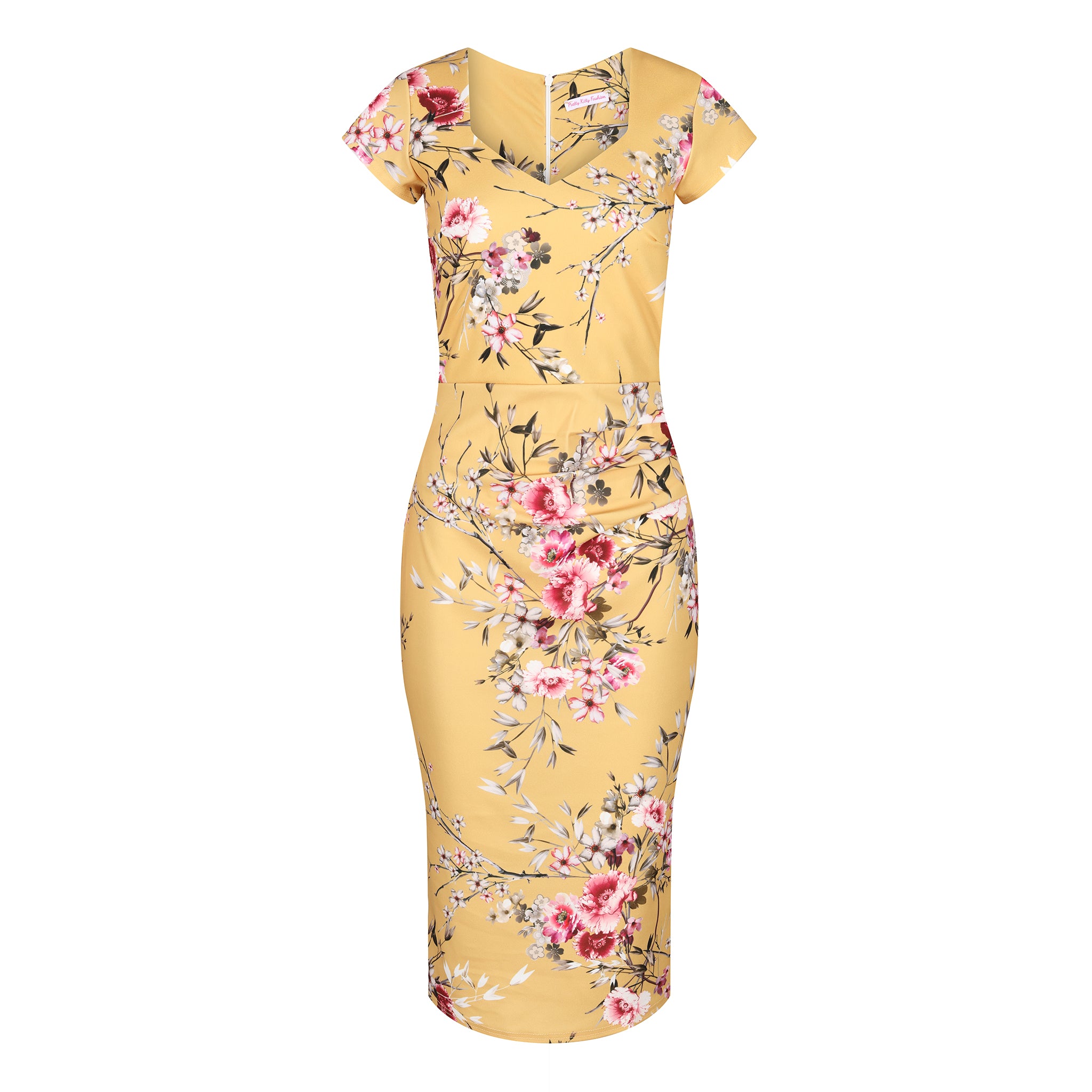 40s on sale floral dress