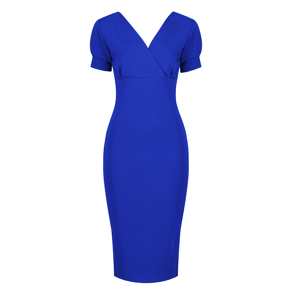 Royal blue best sale professional dress