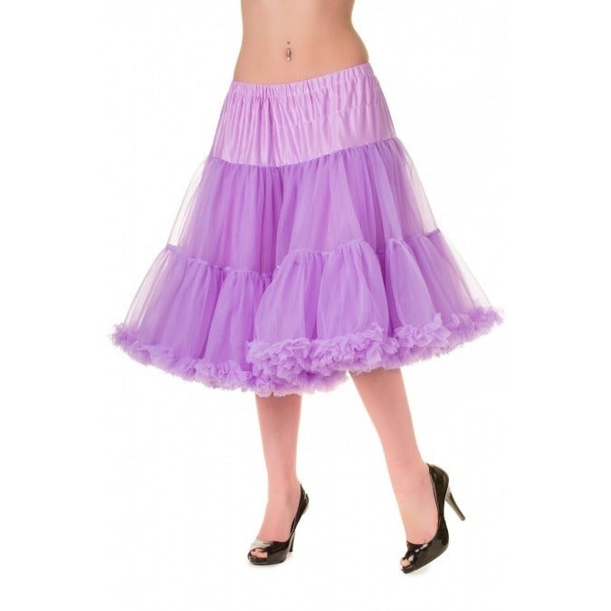 EXTRA VOLUME Lavender Net Vintage Rockabilly 50s Petticoat Skirt