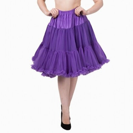 EXTRA VOLUME Purple Net Vintage Rockabilly 50s Petticoat Skirt