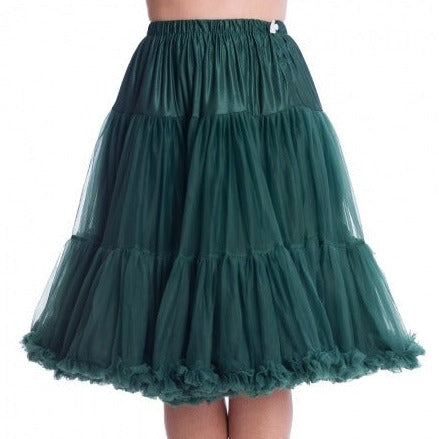 EXTRA LONG Full Bottle Green Net Vintage Rockabilly 50s Petticoat Skirt