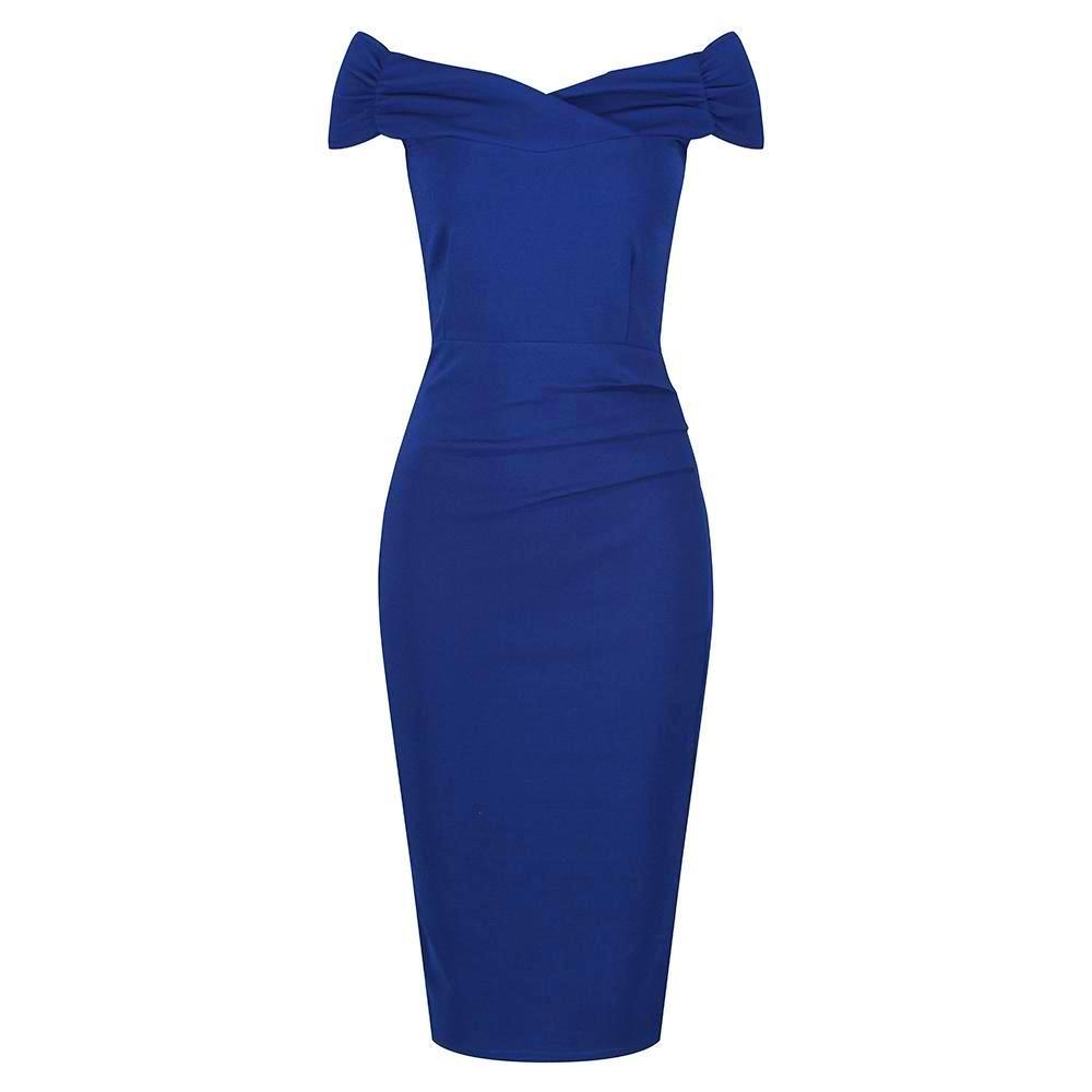 Royal blue sale dress tops