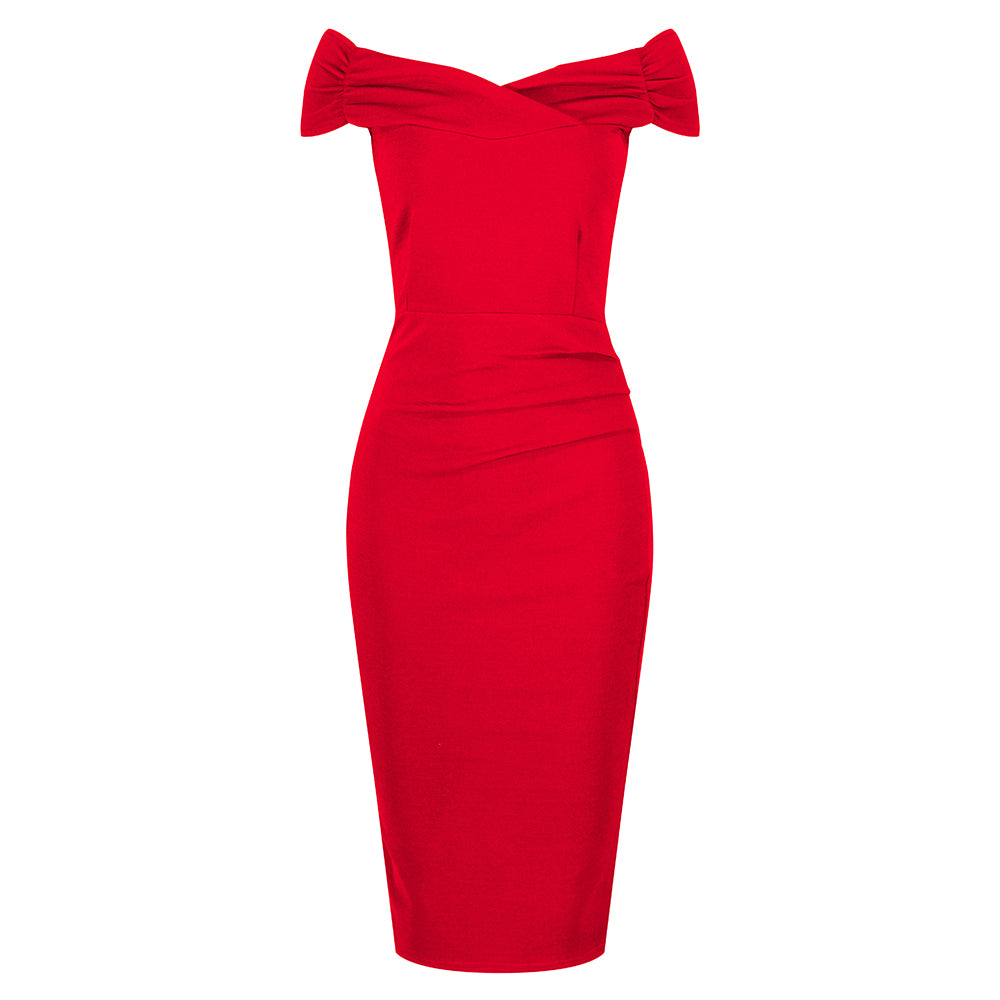 red bardot dress uk Buy Sosandar Red Feather Trim Velvet Bardot Dress from Next Iceland