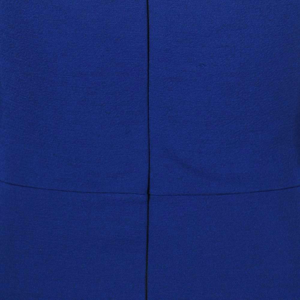 Royal Blue Cap Sleeve Crossover Top Bardot Wiggle Pencil Dress - Pretty Kitty Fashion