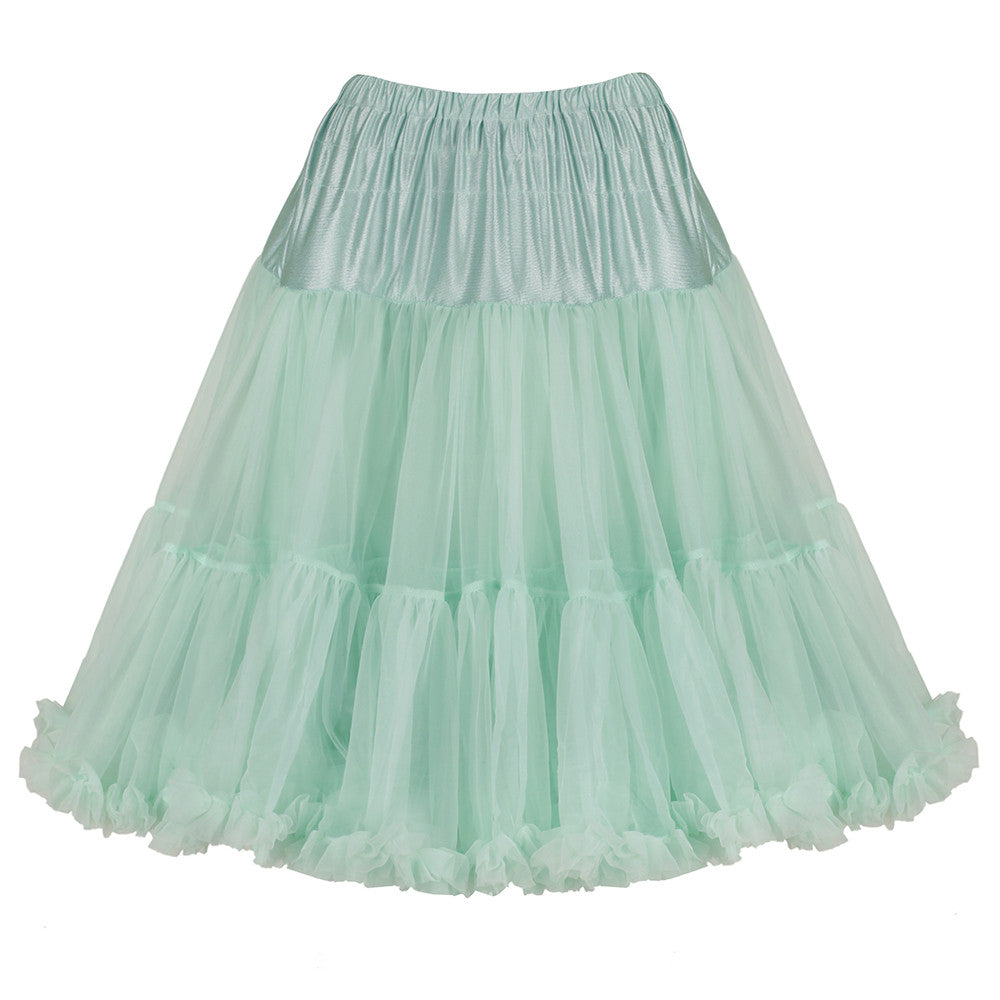 EXTRA VOLUME Mint Green Net Vintage Rockabilly 50s Petticoat Skirt - Pretty Kitty Fashion