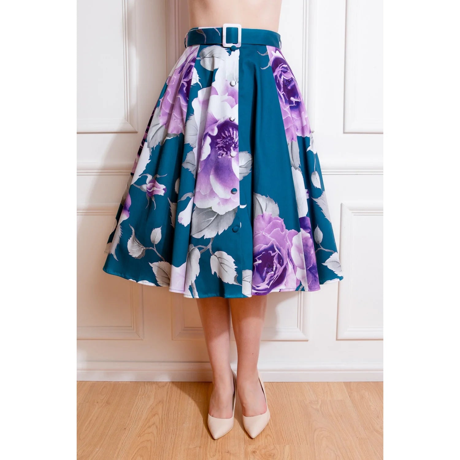 Swing sales silk skirt