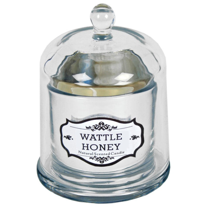 Wattle Honey Natural Scented Bell Jar Candle