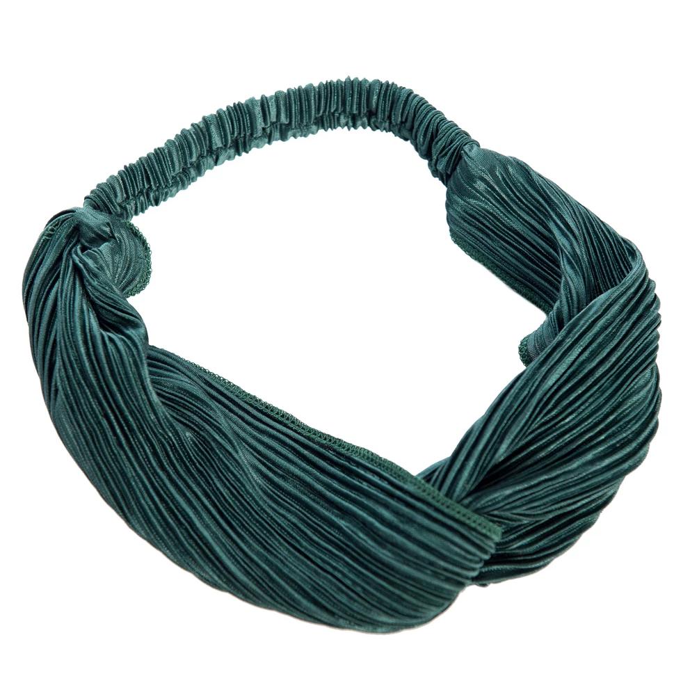 Green Textured Vintage Headscarf - Pretty Kitty Fashion