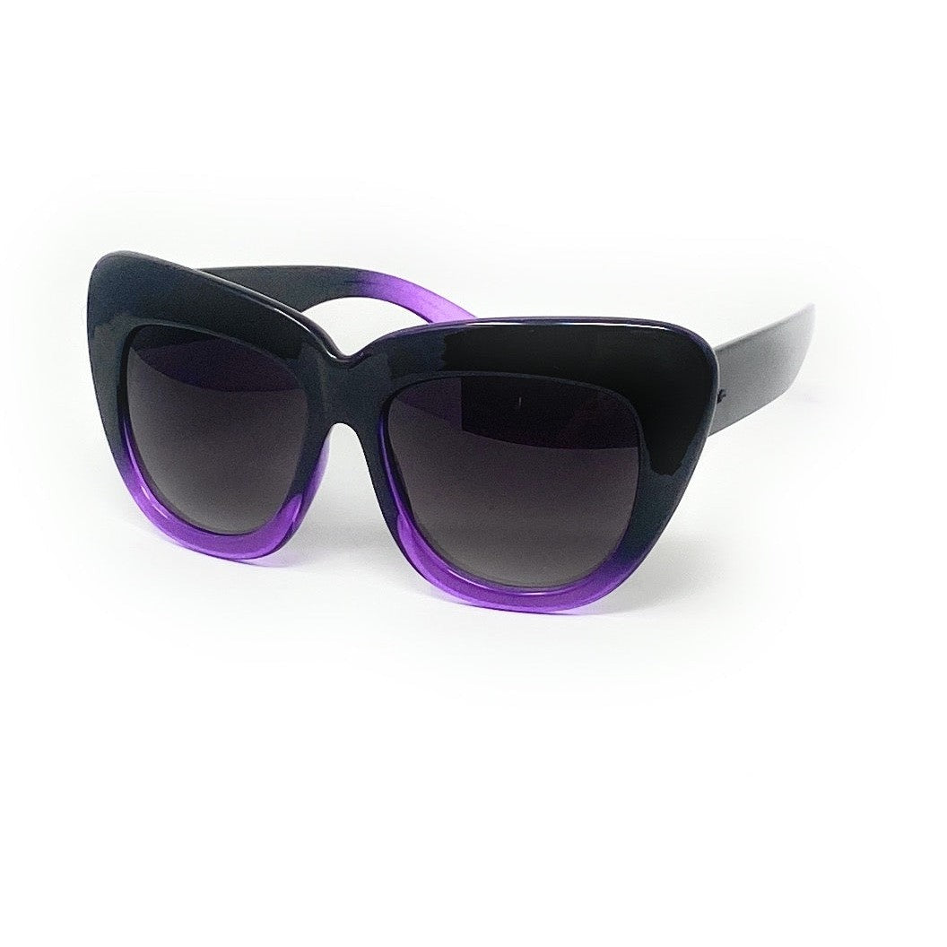 Black and purple sunglasses best sale