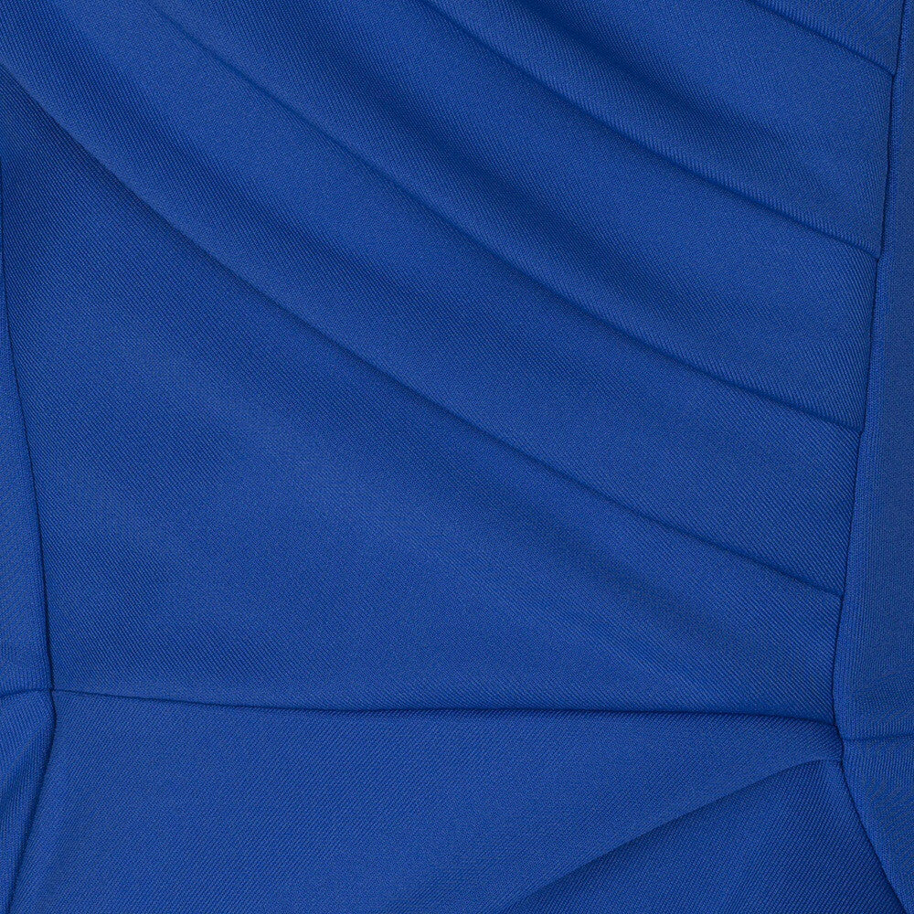 Royal Blue Capped Sleeve Bodycon Wiggle Dress - Pretty Kitty Fashion