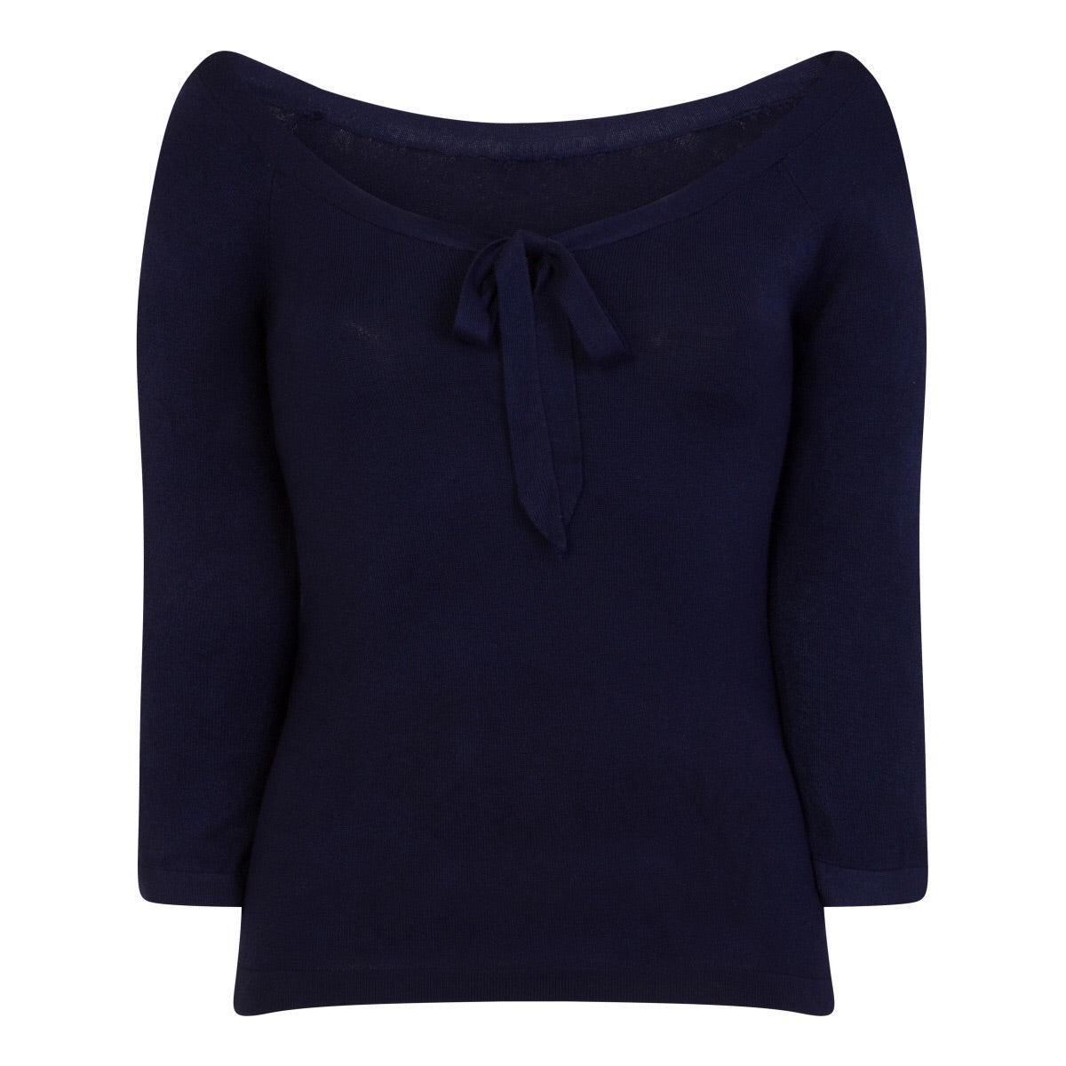 Navy bardot jumper sale