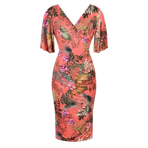 Floral print cocktail outlet dresses