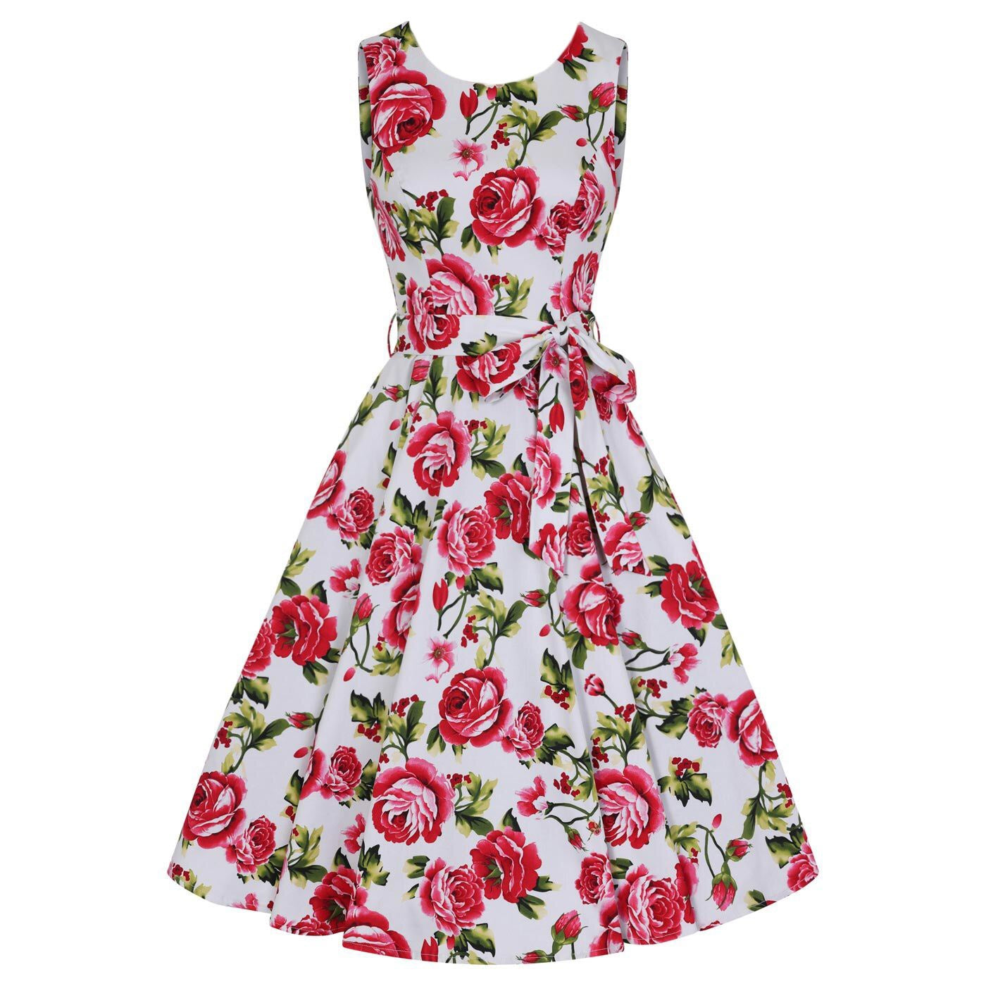 Pink and best sale white flower dress