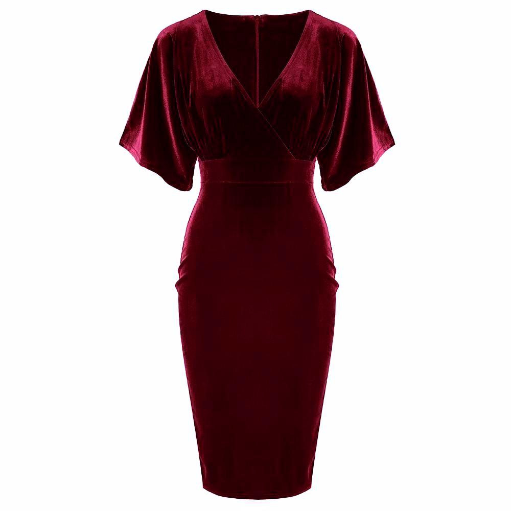 Wine Red Claret Velour Half Batwing Sleeve Crossover Top Wiggle Dress Pretty Kitty Fashion Wine Red Claret Velour Half Batwing Sleeve Crossover Top Wiggle Dress Pretty Kitty Fashion