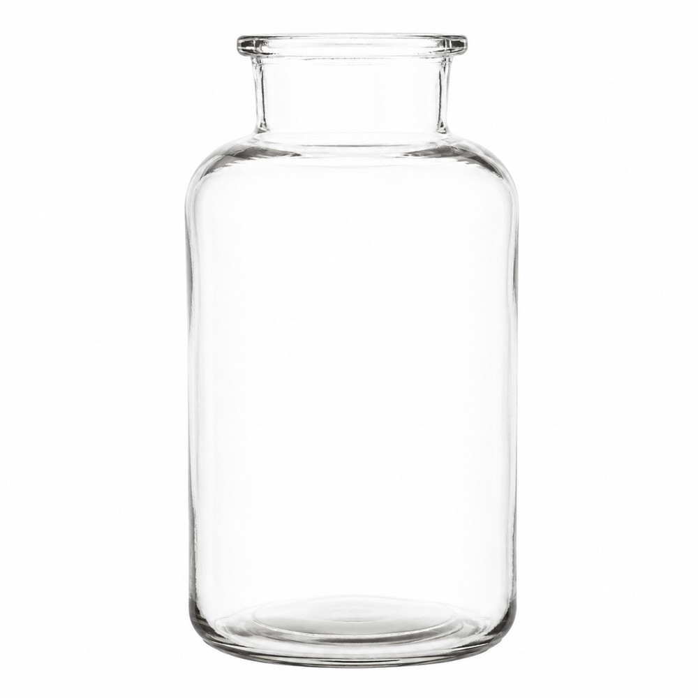 Clear Glass Apothecary Vase