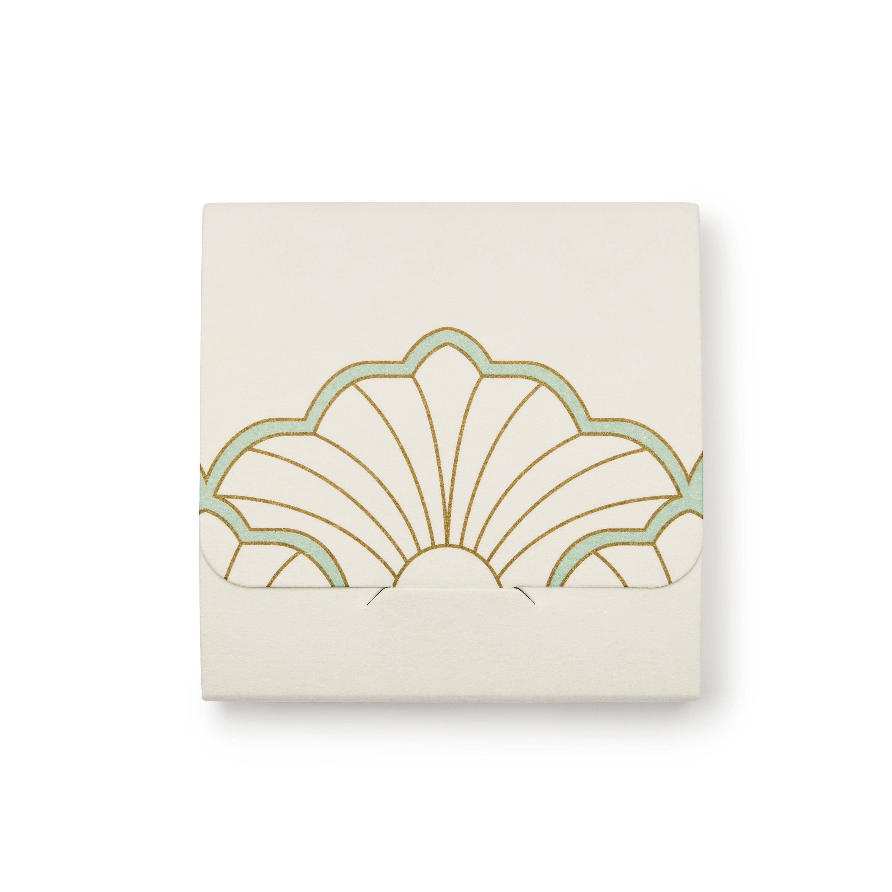 Pistachio Pearlised Statment Flower Earrings