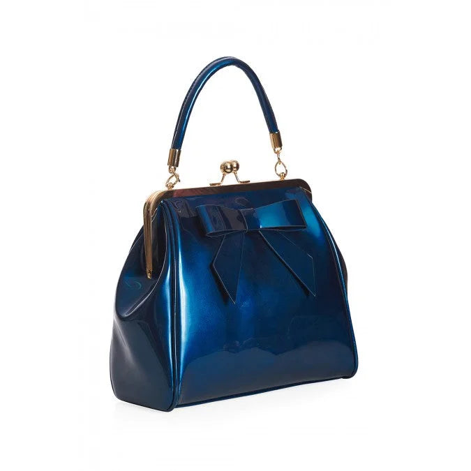 Vintage patent 2025 leather purses