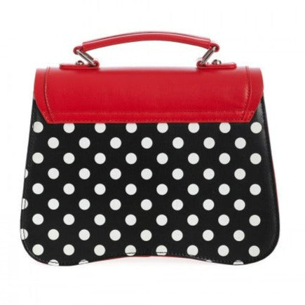 Red black and white on sale purse