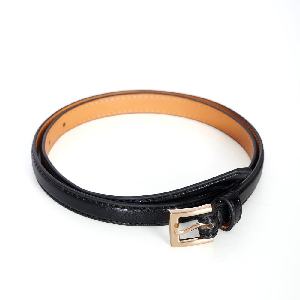 Vintage Buckle Black Belt