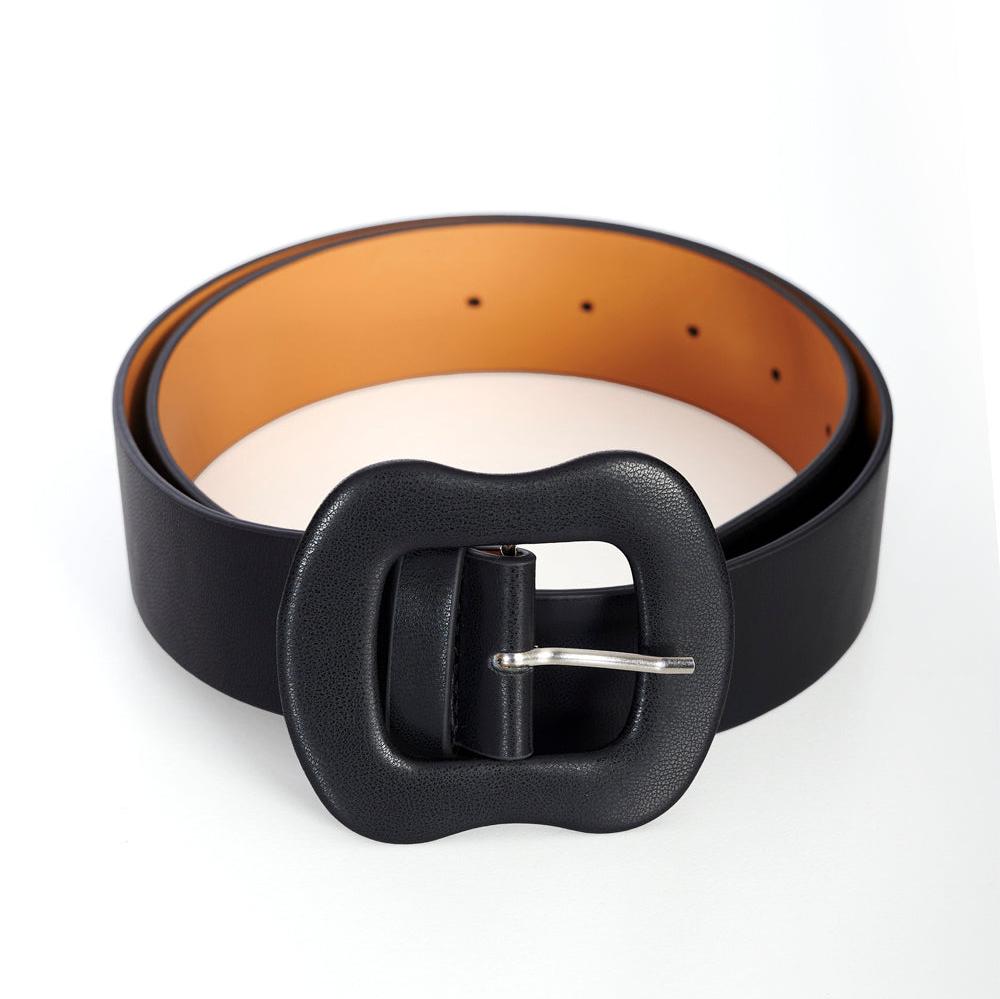 Vintage Black Buckle Belt