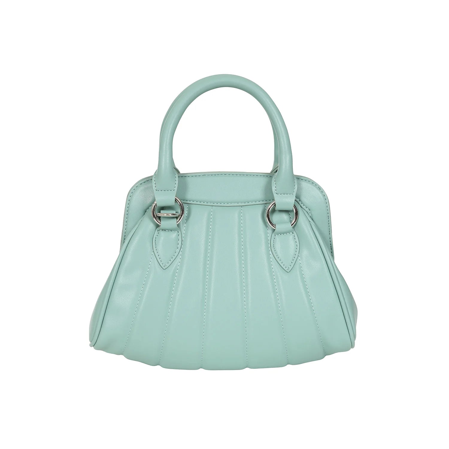 Mint Green Elegant Quilted Handbag