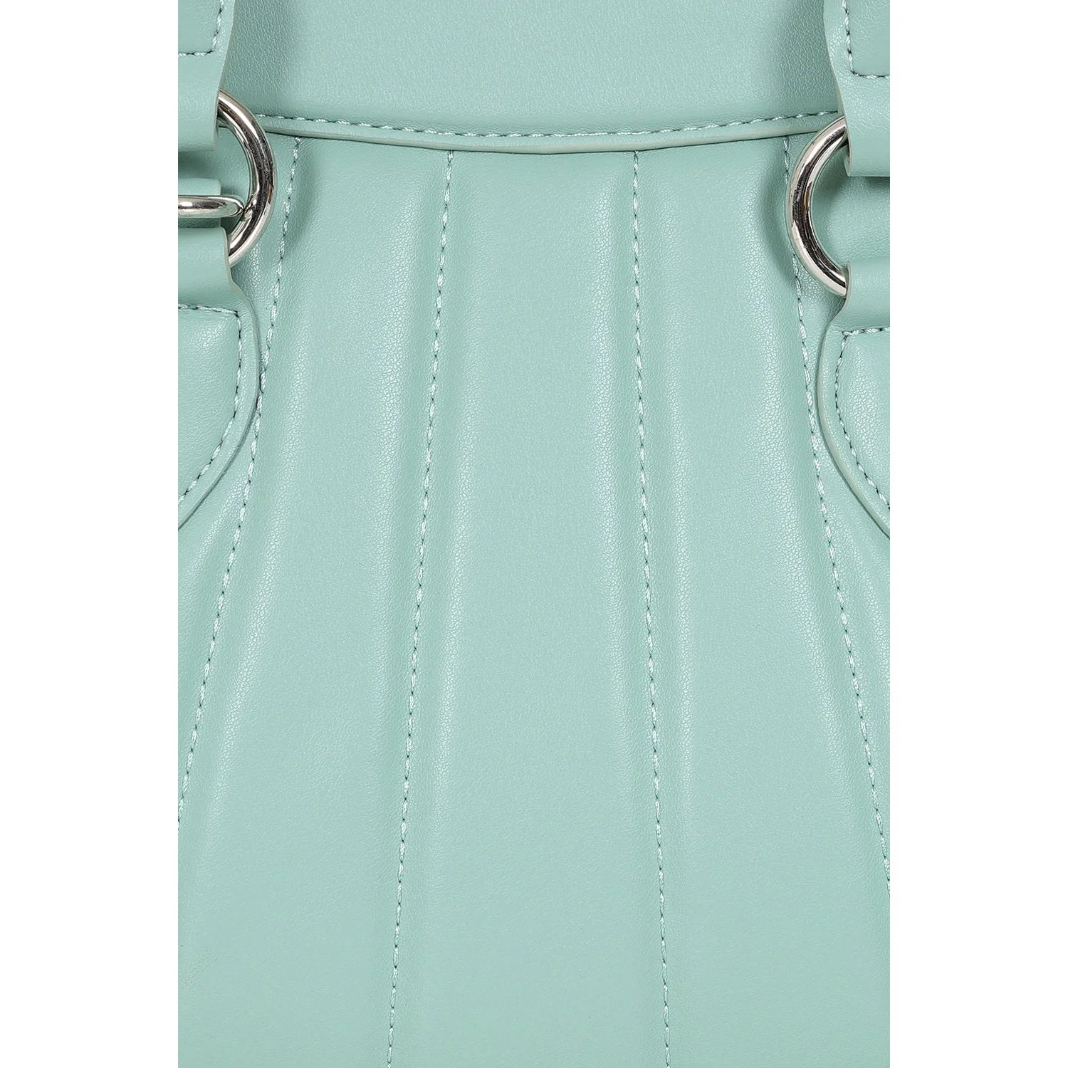Mint Green Elegant Quilted Handbag