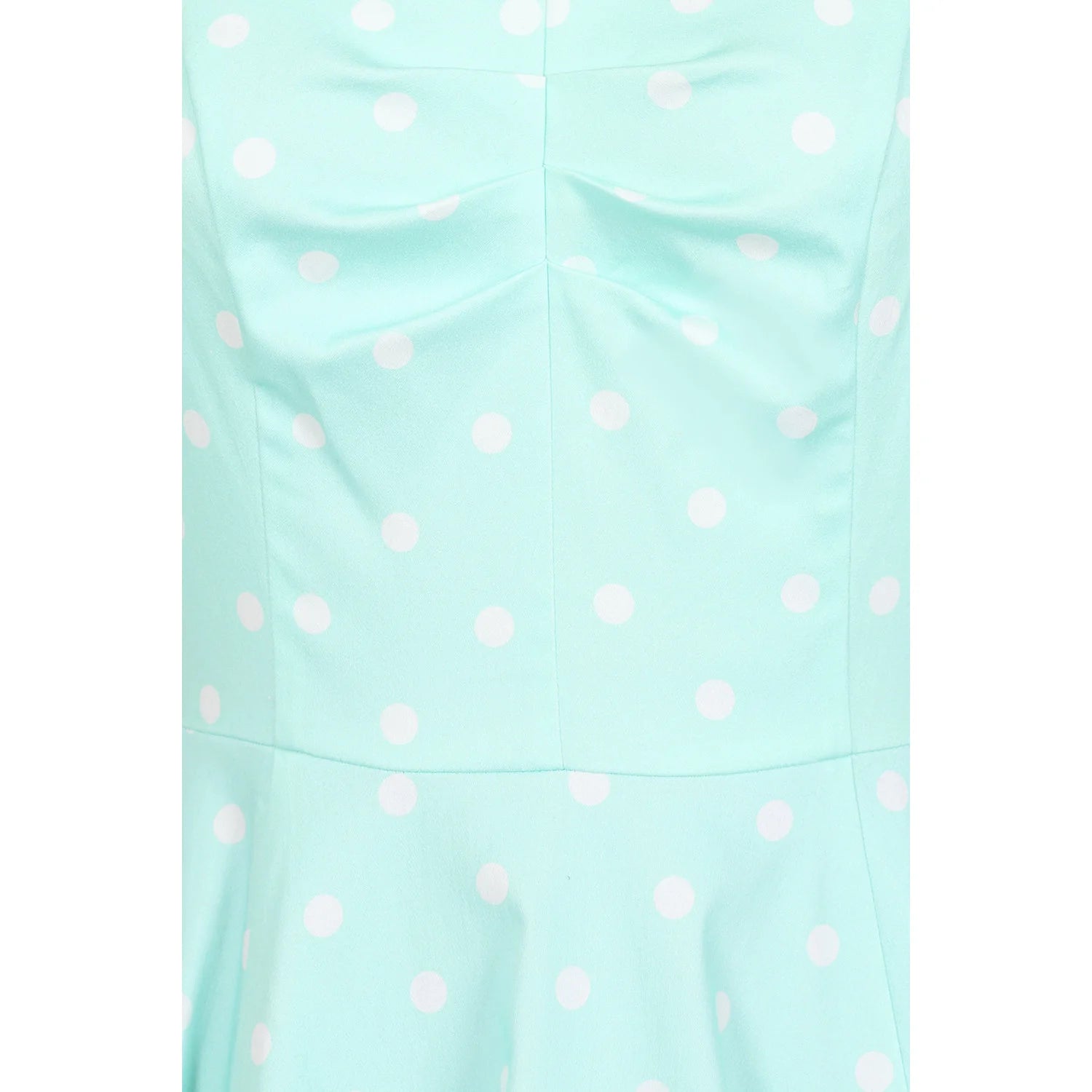 Mint Green Polka Dot Strappy Rockabilly 50s Swing Dress