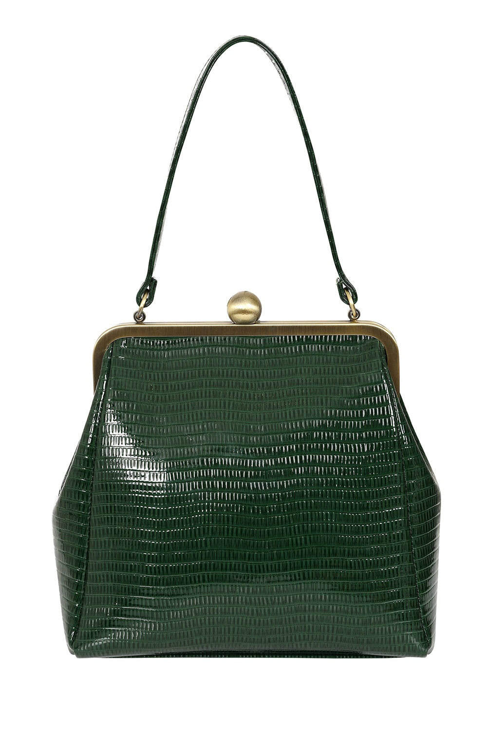 Green Retro Shoulder Strap Handbag