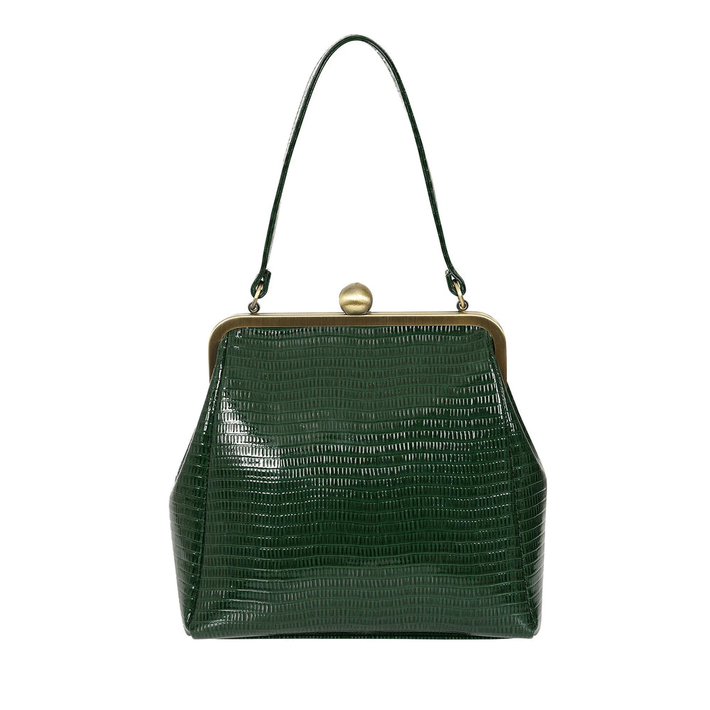 Green Retro Shoulder Strap Handbag