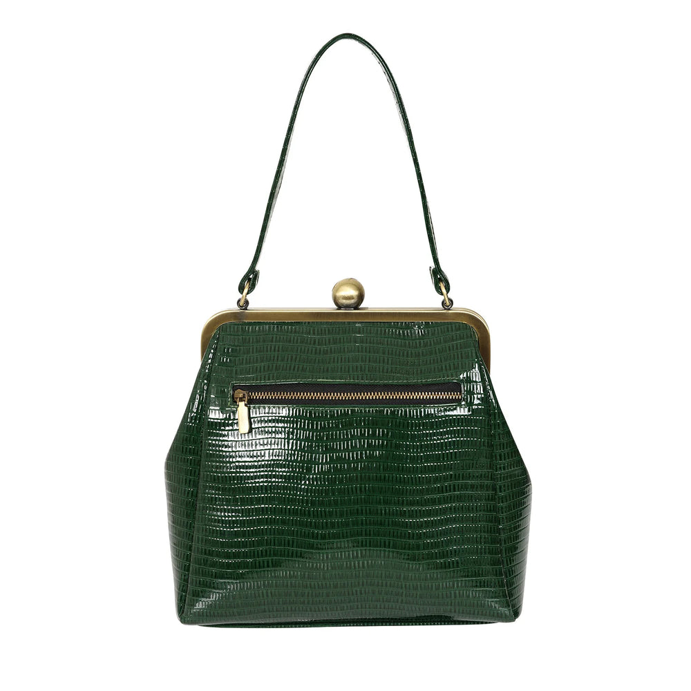 Green Retro Shoulder Strap Handbag