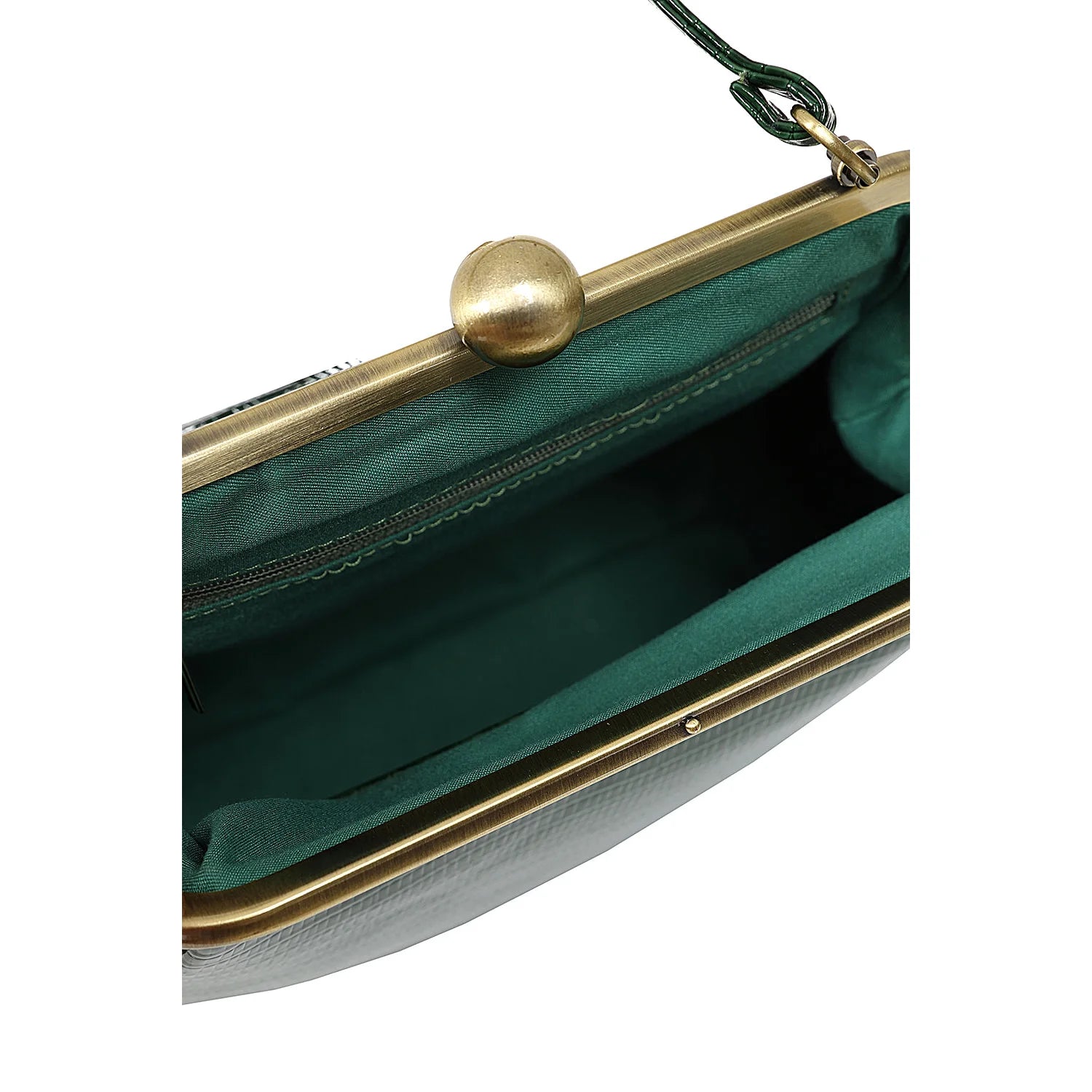 Green Retro Shoulder Strap Handbag