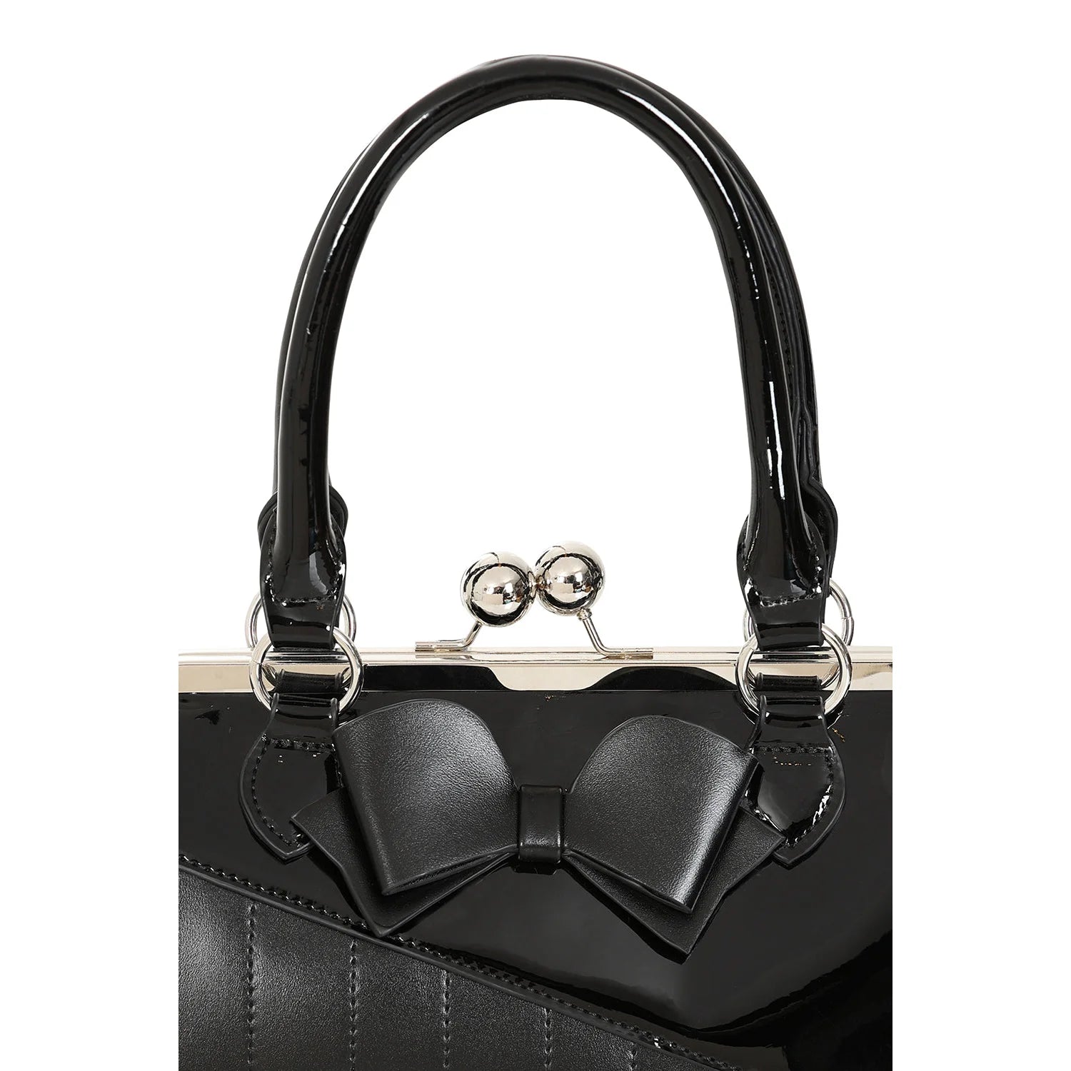 Black Retro Shoulder Strap Handbag