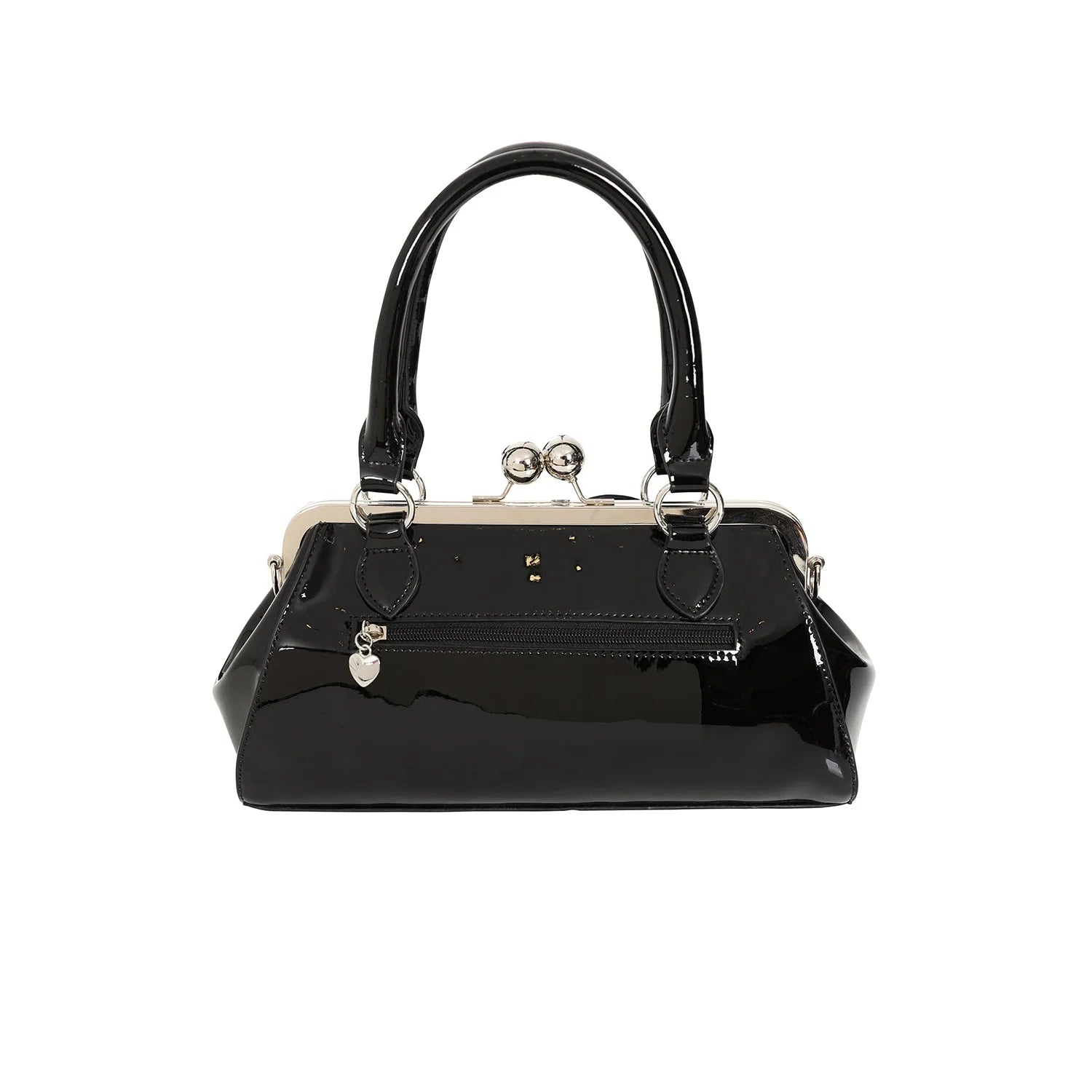 Black Retro Shoulder Strap Handbag