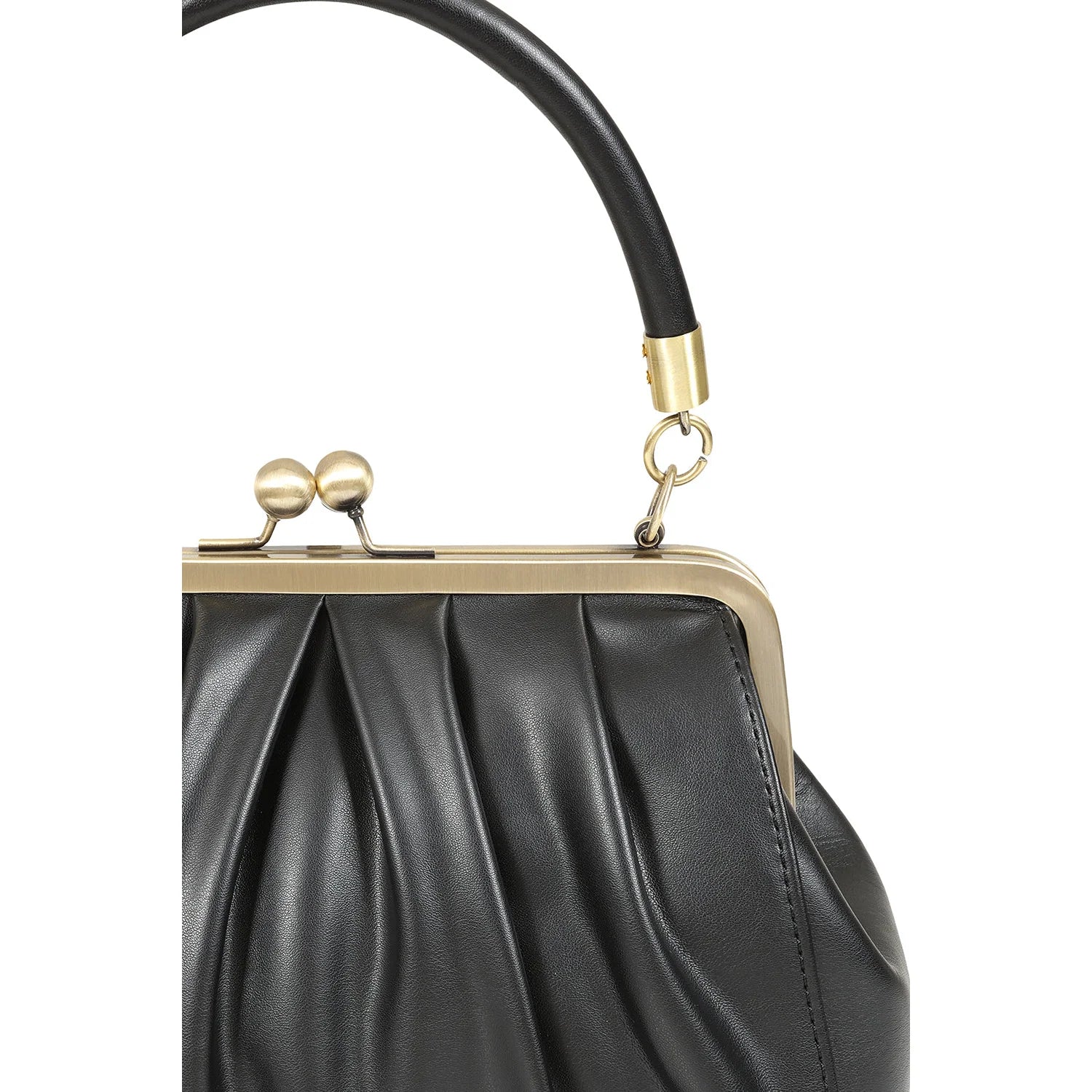 Black Retro Shoulder Strap Handbag