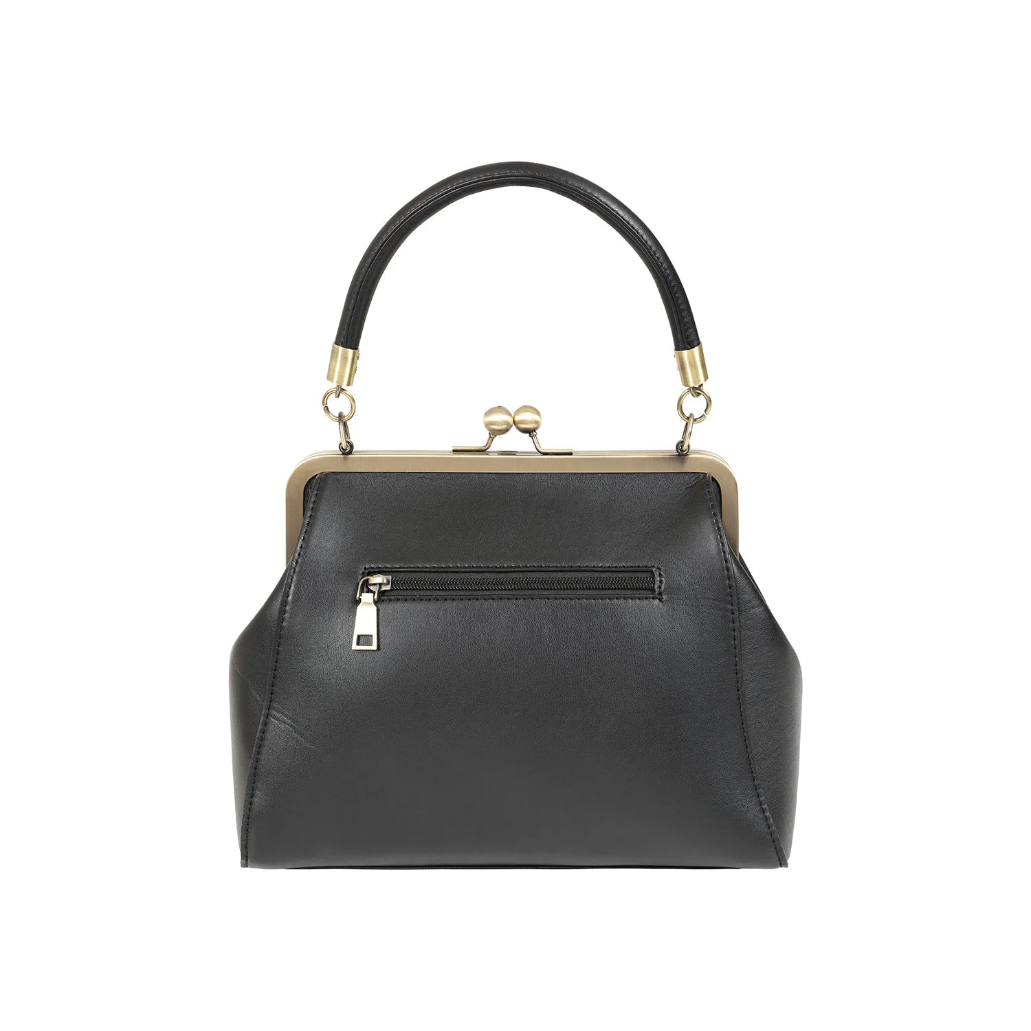 Black Retro Shoulder Strap Handbag