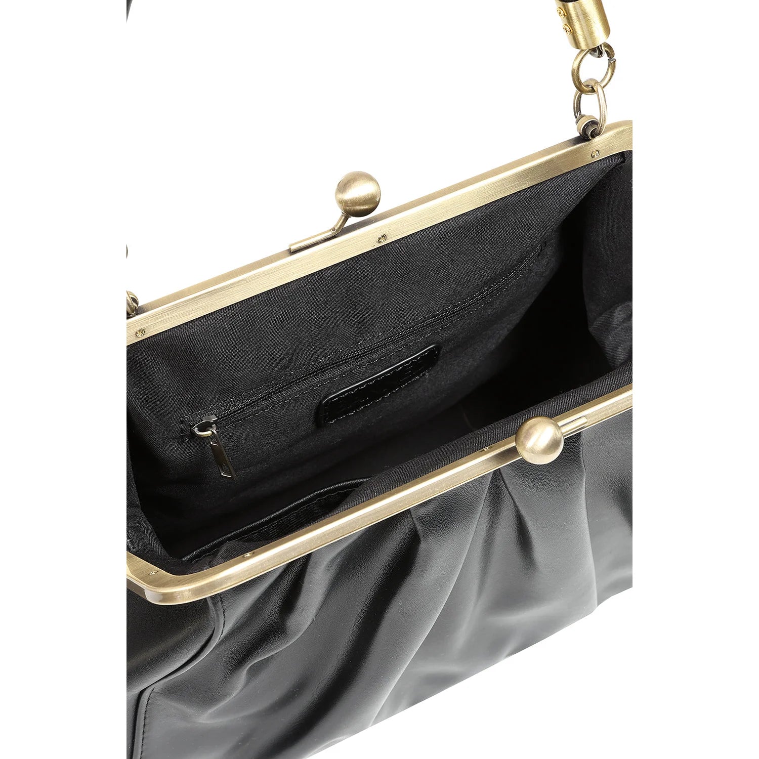 Black Retro Shoulder Strap Handbag