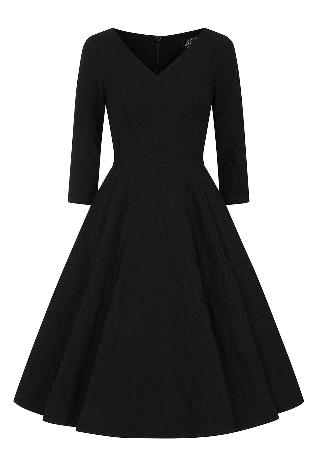 Black Swing Dress With Matching Bolero
