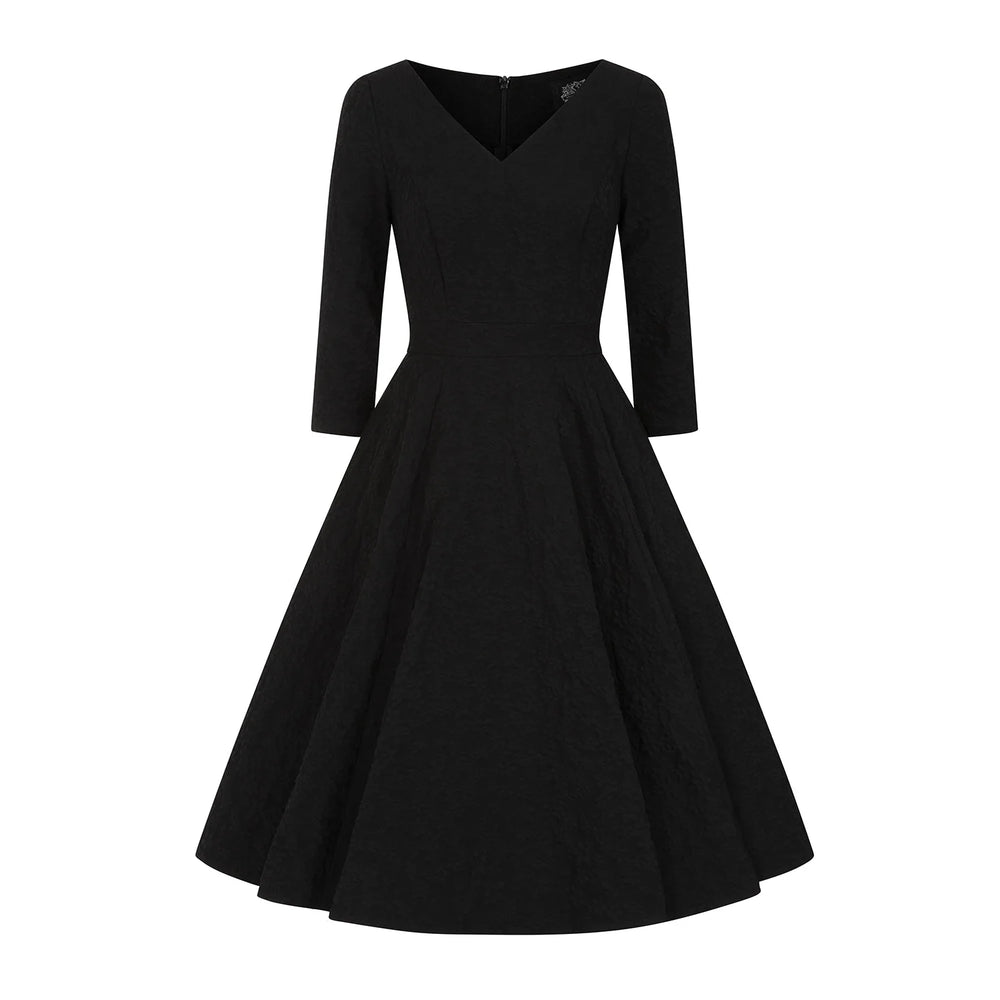 Black Swing Dress With Matching Bolero