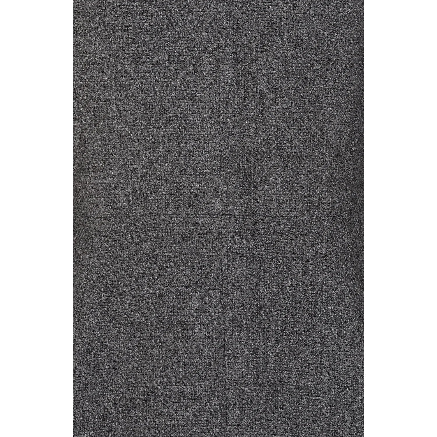 Grey Herringbone Check  Vintage Swing Coat