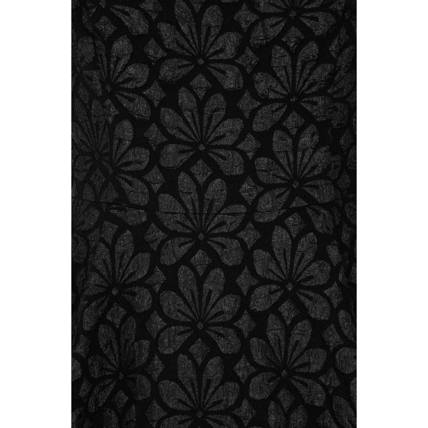 Black Twin Set Swing Dress With Matching Bolero